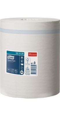 TORK Handtuchrolle 151131 1-lagig, unperforiert weiß L275ca.mxB215ca.mm passe...