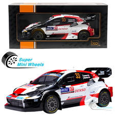 Ixo Models 1:18 Toyota GR Yaris Rally 1 of Finland #33 Winner 2023 – White