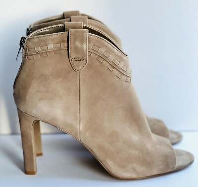 Vince Camuto Women's Shorana Peep Toe Bootie Ankle Boot Tuscan Taupe 9 | eBay Vince Camuto Women's Shorana Peep Toe Bootie Ankle Boot Tuscan Taupe 9 | eBay