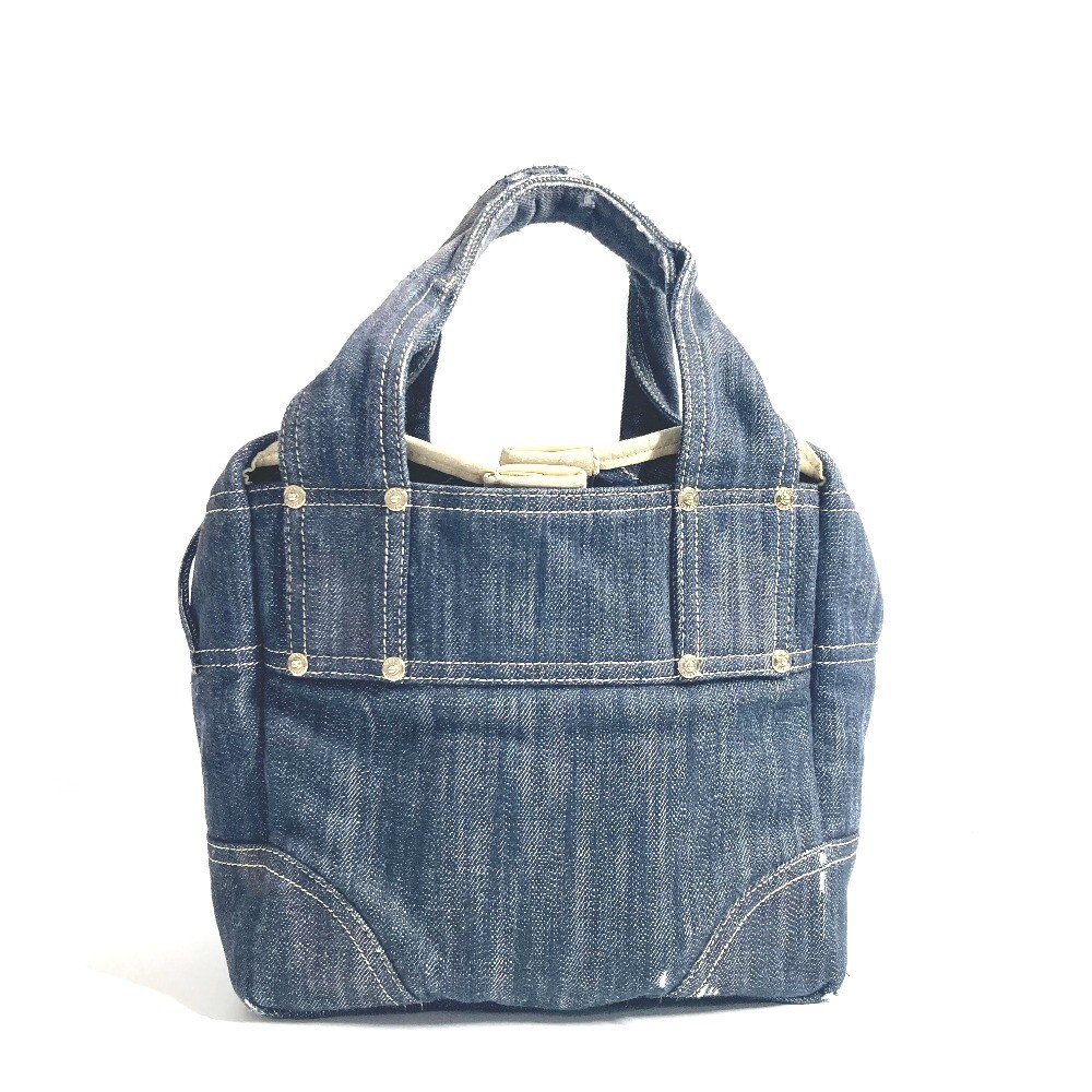 CHANEL シャネル　デニムバッグ CHANEL A31985 Sparkling denim CC CC Mark Bag Tote Bag Hand