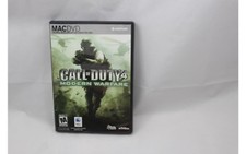 Call of Duty 4 Modern Warfare MAC Mac DVD Video Game (Mac 2008) no scratches