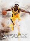 Pascal Siakam Pacers Art Card Limited 3/10 John Rudolph Team 10 Made Finals