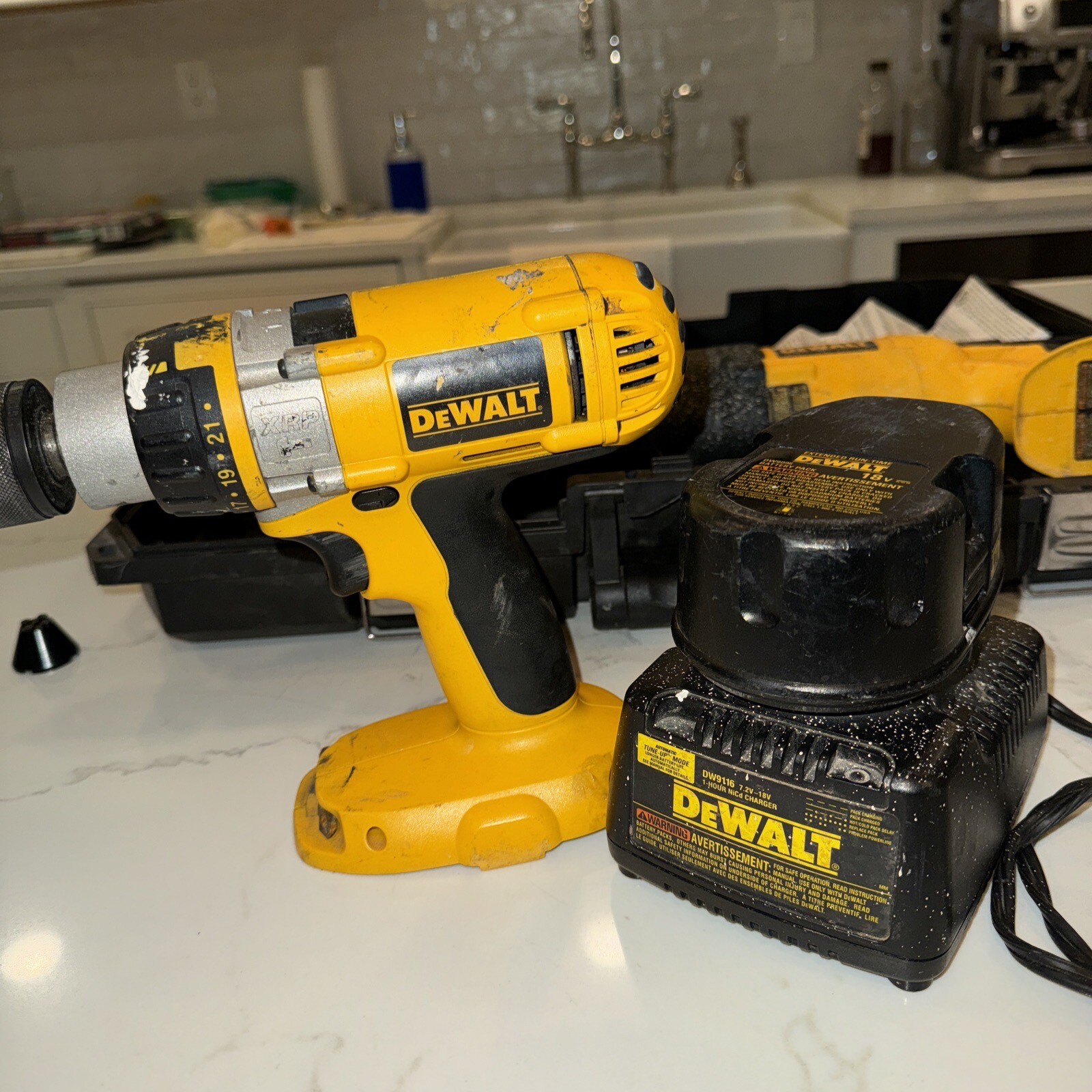 Dewalt DC988 18V XRP 1/2" Hammer Drill And Reciprocating Saw XRP 18V eBay