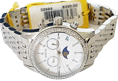 $795 MSRP- INVICTA Angel Chronograph Quartz Moon Phase  display picture 3