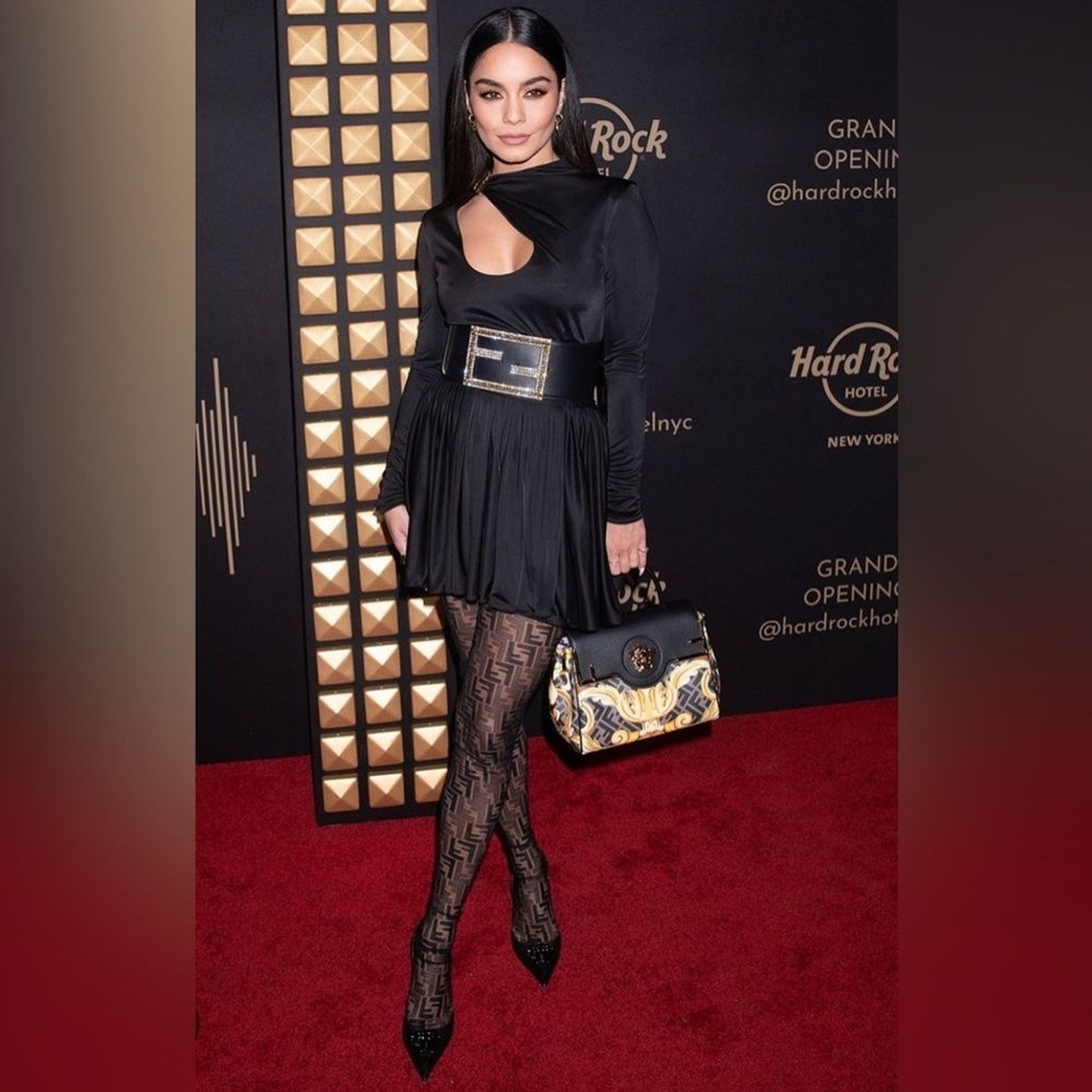 RARE Limited Edition Fendace Versace Fendi cutout black mini