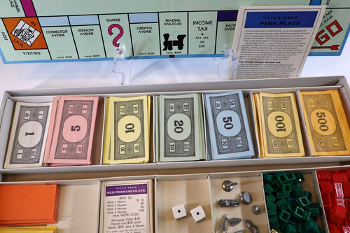 Vintage MONOPOLY Board Game Parker Brothers Original No.9 1975 - Picture 7 of 8