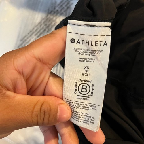 Athleta Black Infinity Dress Size XS - Picture 7 of 8