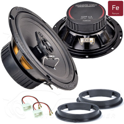 GROUND ZERO LAUTSPRECHER für FORD C-MAX II 2010-2019 Heck Tür 2-Wege 120W #B1XO