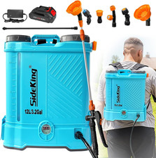 Knapsack Sprayer 12L, Electric Garden Sprayer Compatible with Makita 18V, Telesc