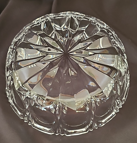 Bleikristall Beyer piatto caramelle cristallo piombo con coperchio Germania Ovest diametro 6,5" - Foto 4 di 6