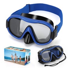 Adjustable Dive Mask with Panoramic Goggles for Scuba and Snorkeling