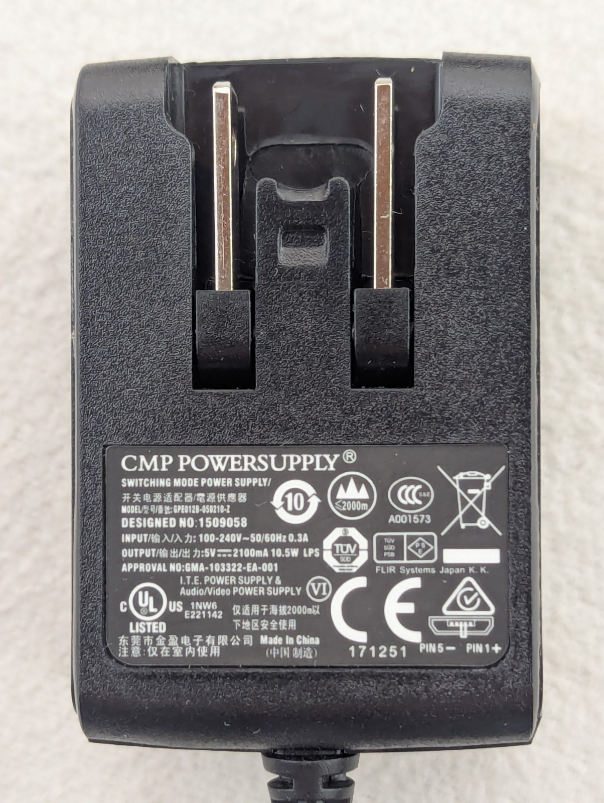 Flir E5 2.0L Ex Series Thermal Digital Camera E6390 #63909-0904 & Case 26APR2018