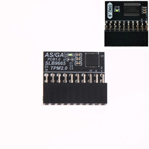 TPM 2.0-9665 Encryption Security Module Pitch LPC TPM For ASUS Motherboard Card - Photo 2/11