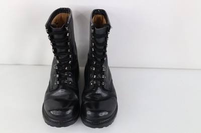 靴 Vintage Europe military boots 90s Vintage 80s 90s Mens 7 Distressed Leather German Military Combat