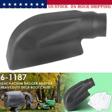 69861 Lawn Mower Vacuum Deck Boot Chute Adapter for Agri-Fab Mow-N-Vac 6-1187