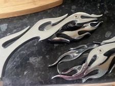 Custom Motorcycle Flame Mirrors