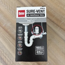 OATEY 39016 USA MADE 2" 1 1/2" SURE VENT PLUMBING AIR ADMITTANCE PVC