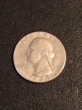 1984 D quarter Double die on “1994” On liberty, D Mint Mark and in god we trust.