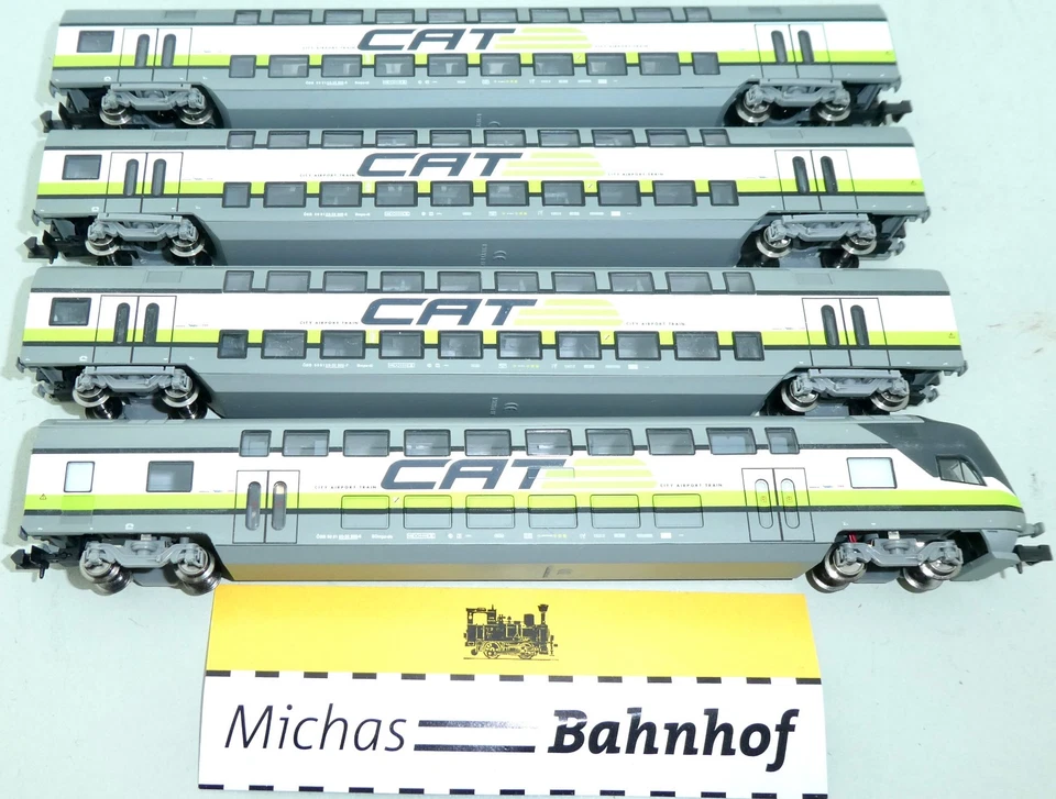 CAT City Airport Train 4-tlg Minitrix ÖBB mit Steuerwagen N 1:160 #8 Li2 å