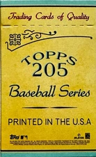 2025 Topps 205 Parallel Back - Cycle Polar Bear Sovereign Sweet Caporal Piedmont