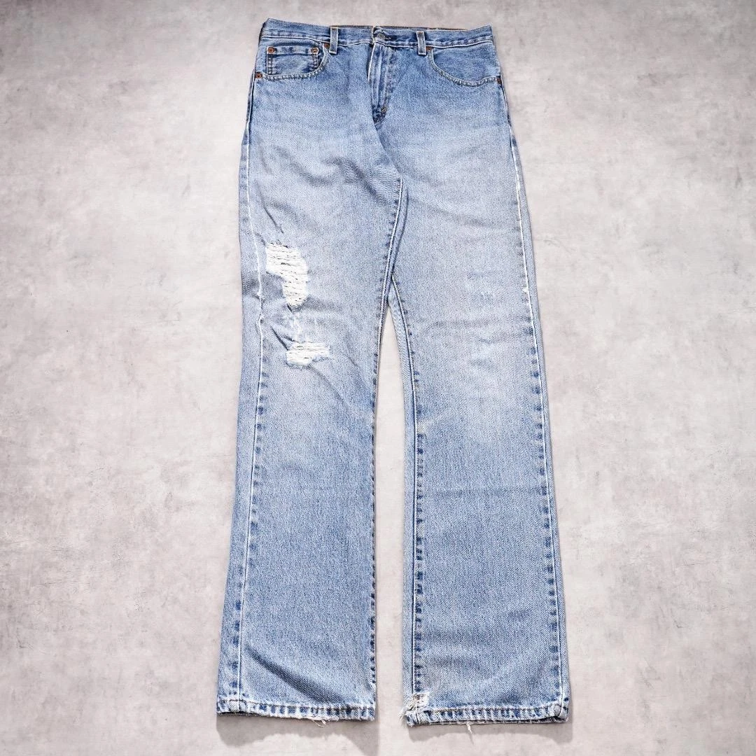 Levi's 517 W32 Flare Boots Blue Vintage Bottoms 21974
