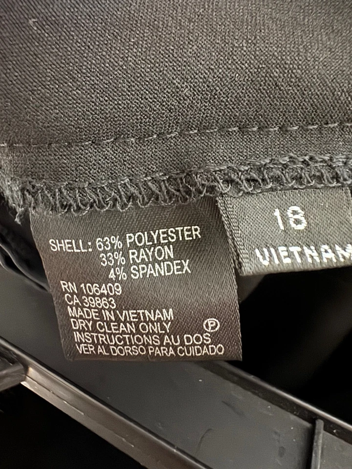 NWT Tahari Quiet Luxury Womens Size 18 Minimalist Preppy Office Siren Chic - Image 3 of 4