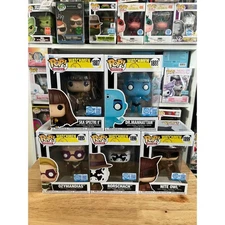 COMPLETE SET 5 EXC Watchmen Funko Pop Spectre Manhattan Ozymandias Rorschach Owl