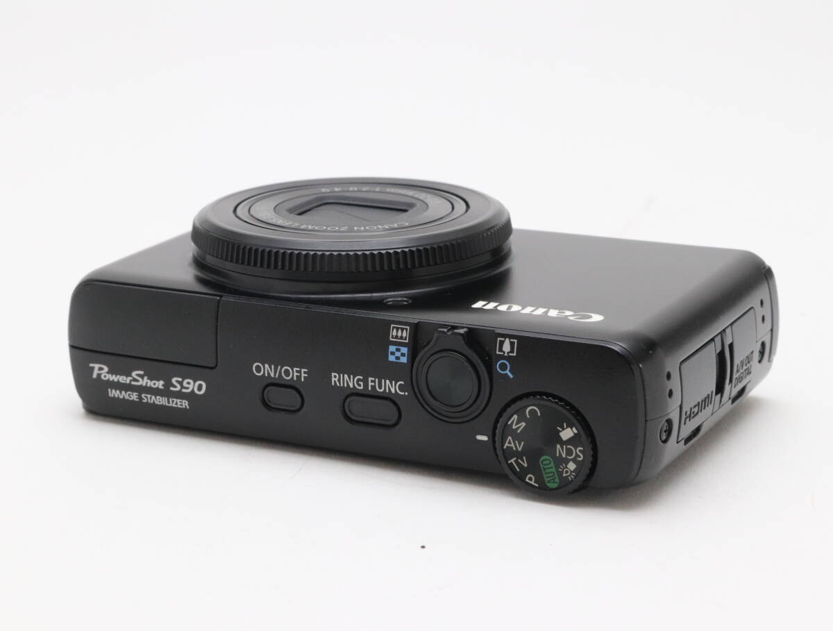 Very Good- Canon PowerShot S90 Black English OK | eBay