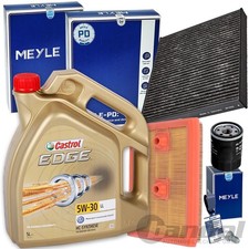 MEYLE FILTERSET+CASTROL 5W30 ÖL TSI TFSI für VW TOURAN PASSAT GOLF 7 AUDI A3 8V