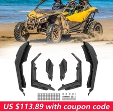 Front + Rear Fender Flares For Can Am Maverick X3 / MAX Turbo R RR 2017-2025