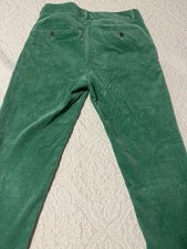 Vintage Polo Ralph Lauren Corduroy Pants Womens Size 4 Green Classic Fit Cotton