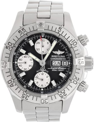 Breitling Super Ocean A13340 Stainless Steel Black dial 41mm    Automatic watch
