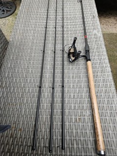 Shimano Speedmaster Comercial Fishing Rod With Preston Pxr Match 3000 Reel