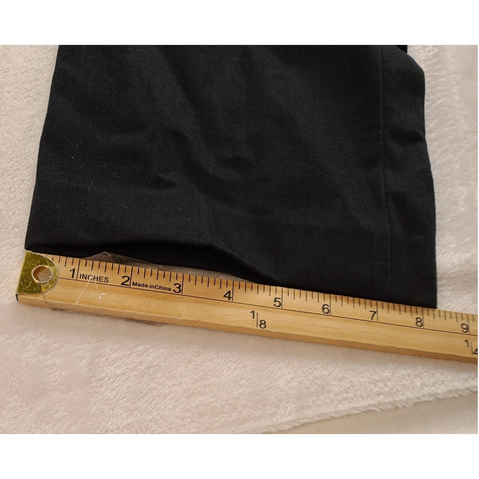 Pal Zileri Sport Trousers Pants Men's 38x28 56 IT Black Cotton Twill Flat Front image 7