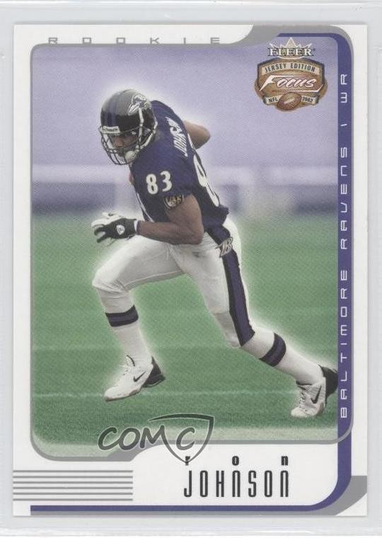 2002 Fleer Focus Jersey Edition Rookie 472/1850 Ron Johnson #104 Rookie RC 0c2