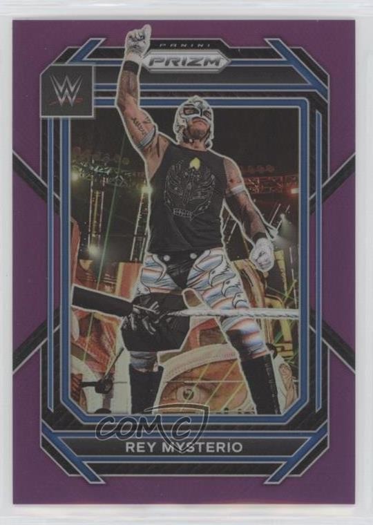 2023 Panini Prizm WWE Purple Prizm 83/149 Rey Mysterio #112 0ad