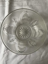 Vintage Moulded Glass Fruit Bowl Trifle Dish