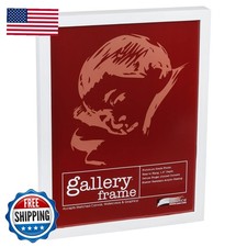 Ambiance Gallery Wood 1.5" Deep Picture Frame 26"x34" White