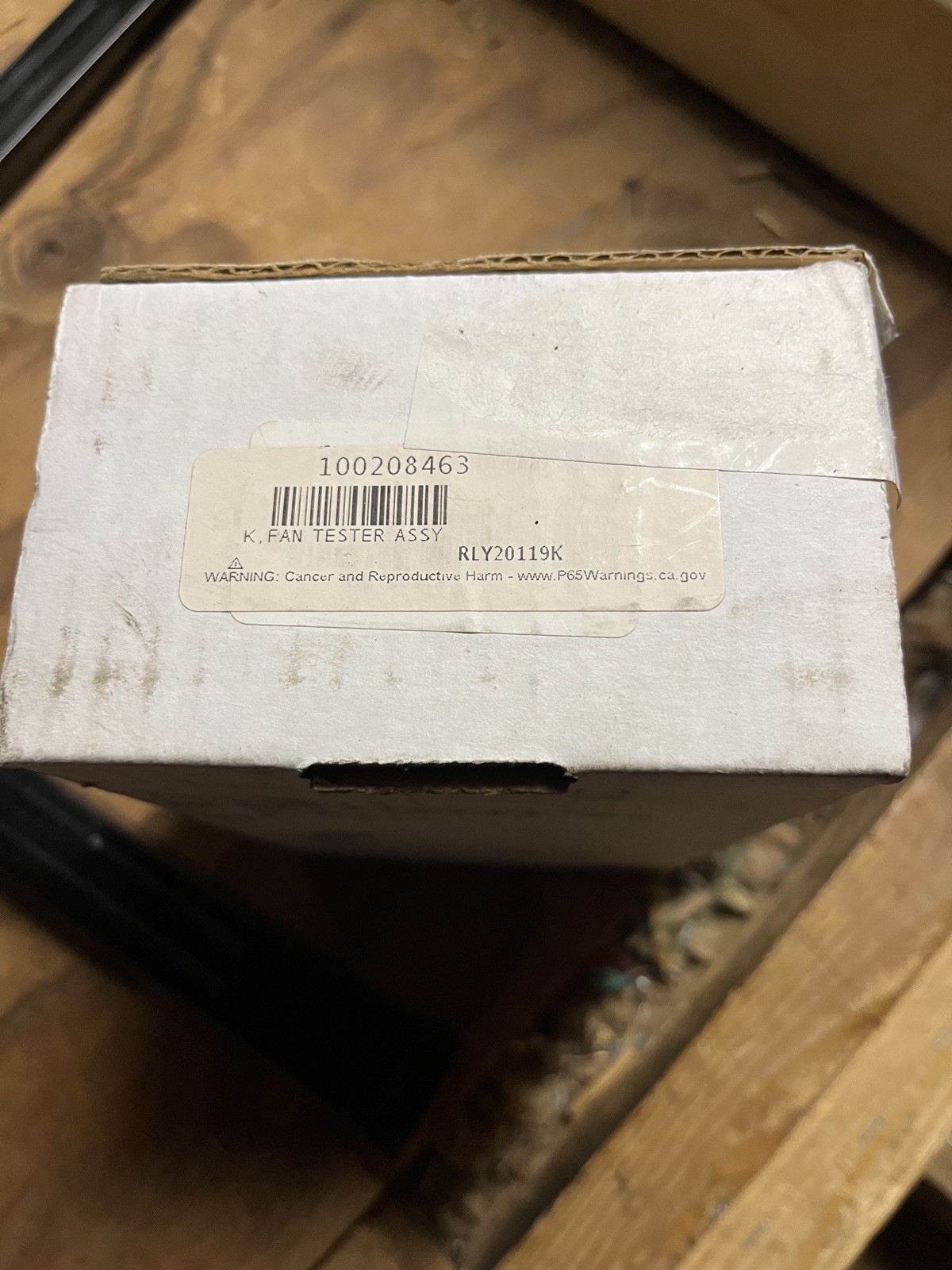 Lochinvar 100208463 Fan Tester Assembly Power Replacement MPN