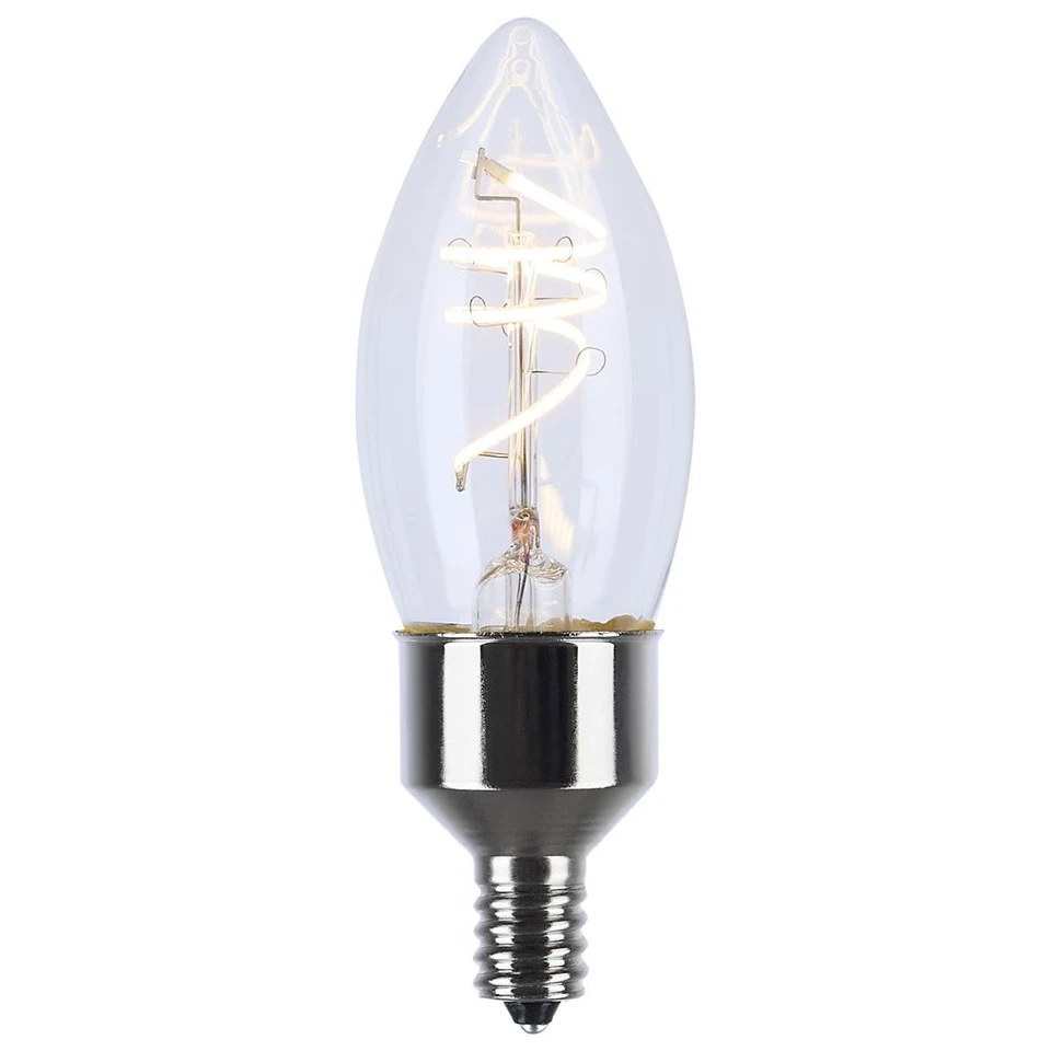 Satco S10523 - 4 Watt LED B11 Vintage Light Bulbs - 2700K (2, 4, 12 or 48 Bulbs) - Image 3 of 4