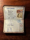 FRENCH STATE/IDENTITY CARD OF FRENCH 1942 LANDES SAINT-MAURICE-SUR-ADOUR