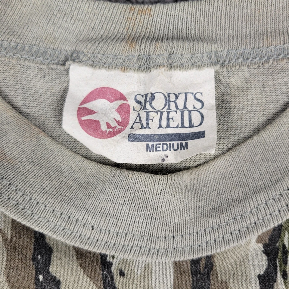 Camisa De Colección Deportes Campo Juvenil Mediana Camuflada Realtree Manga Corta Caza Foto 4 de 4