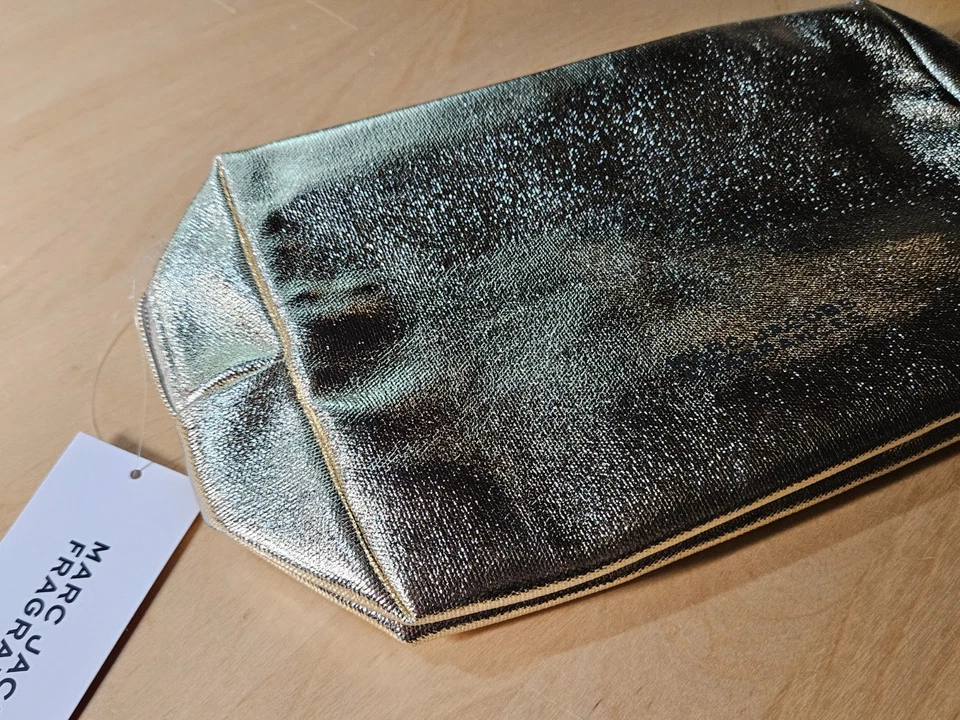 BOLSO/BOLSAS DE COSMÉTICOS MARGARITA MARGARITA Dorado, Parpadea Nuevo #I3-3 Foto 4 de 4