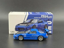 Pop Race Mazda RX7 FC3S RE-Amemiya Blue 640290 1/64