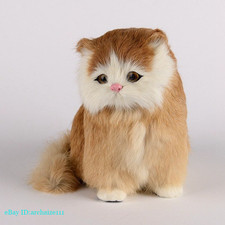 Realistic Simulation Fat Cat Plush Model Doll Lovely Lifelike Cute Animal Gift