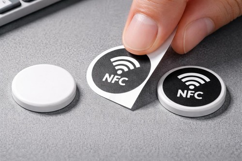 30 Stück NFC-Labels sortiert mit 30mm Durchmesser ohne⚠ Chip, nur zum überkleben - Bild 5 von 6