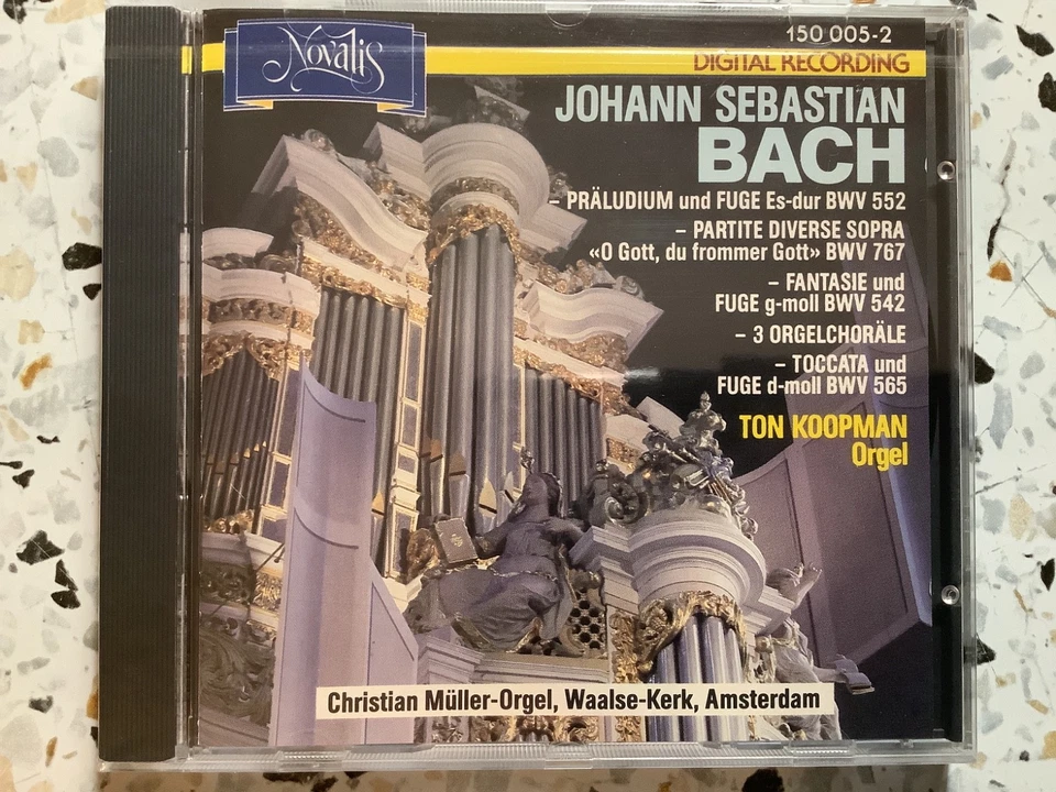 J.S. Bach Orgelwerke II Ton Koopman 2 CD's 1996- 1988 NEW - Image 3 of 4
