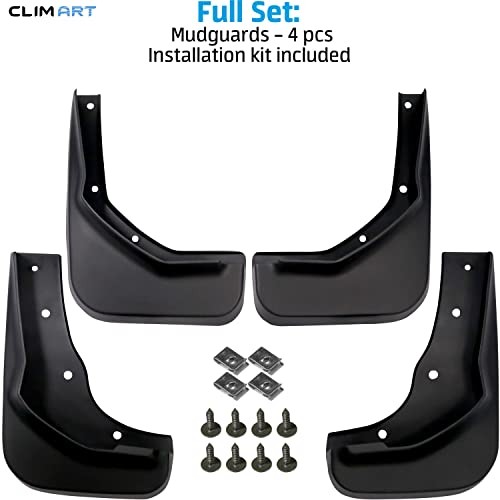 Handcrafted Mud Custom Fit Mud Flaps Compatible with Escape 2013-2019, 4 pcs, For ...