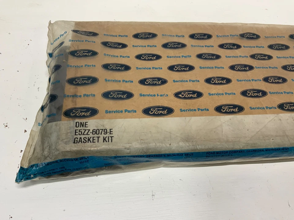 НОВЫЙ ИЗ СТАРЫХ ЗАПАСОВ 1980-1986 FORD MUSTANG 4 ЦИЛИНДРА ПРОКЛАДКА НАБОР E5ZZ-6079-E - Изображение 2 из 4