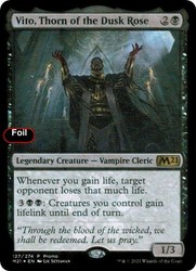 Vito, Thorn of the Dusk Rose 127/274 Media Promos Foil